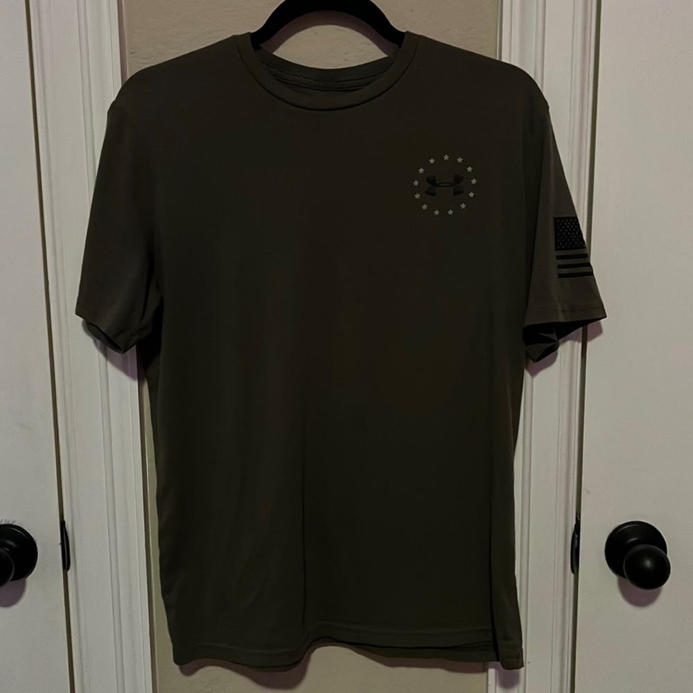Under Armour Green Freedom Flag Tee